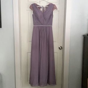 KF Bridal Bridesmaid Dress Lavender Grey
